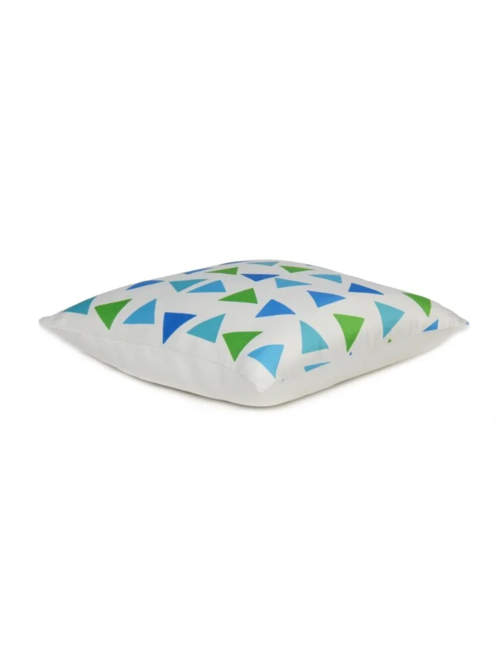 Oussum Cushion Cover Cotton Geometric Print Accent Pillow Cover Square Set of 2